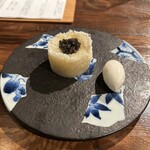 表参道 HYENE - 2年熟成メークイン　アンチョビ
      　（＋1500円：静岡産 FAL キャビア）