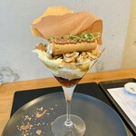 茶茶の間 - 和栗のパフェ