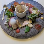 エヴォルベ - 前菜盛り合わせ