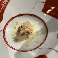 表参道 HYENE - 白子　根セロリ　バターミルク　エストラゴン