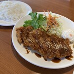 ハローコーヒー 麦野店 - チキンカツランチ