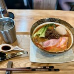 創作麺 ひとすじ - ●担々麺　●味玉