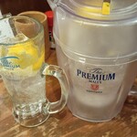 てけてけ - レモンサワーピッチャー　確か378円