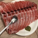 NEO海王 - 鮪の中落ち。関東で食べたら数千円しそう。裏も楽しめました。