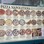PIZZERIA MAR-DE NAPOLI - pizzaメニュー