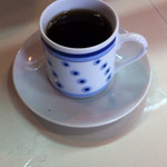 ラーメン角萬 - サービスのアフターコーヒー