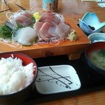 Manaduru Sakanaza - 地魚刺身定食2,000円（税込）
