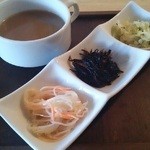 energy cafe Open Sesame - 前菜とスープ