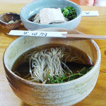 手打ちそばと朝宮茶の店 黒田園 - にしんそば＆湯葉そば