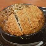 はなまるうどん - 料理写真:あふれ盛り肉カレーうどん（中）