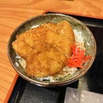 一寸亭 - ハーフカツ丼