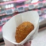 ミートショップきたがき - 手造りビーフコロッケ 200円