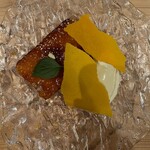 A Delicious Service - DESSERT　北上産バターナッツ南瓜アカシア蜂蜜のアイス、甘すぎず良いです