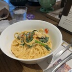 ビストロ 神六 - 本日の神六スパゲティ（牡蠣とほうれん草のクリーム系）