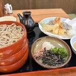 出雲そば きがる - 天ぷら割子そば 2,090円