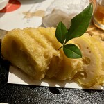 酒湊 - あげたて辛子れんこん