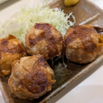 厳選もつ酒場 エビス参 - 揚げ焼売うーまい♪