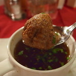 Gasthaus zur eisernen hand - Leberknodelsuppe（レバー団子汁）