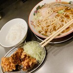 メンヤ ニューオルド - 中華そば&唐揚げ定食