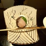 懐石わたなべ - 手作りの生菓子、特にグリーンピースの餡は初めて食べた美味しさです。