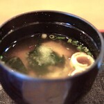 お食事処 はまさか - インスタントっぽい具の味噌汁
