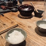 百式 - 土鍋で炊いた銀シャリ