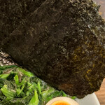 横浜ラーメン 渡来武 - 海苔の質良し