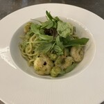 THE BLUE - エビとアボカドのジェノベーゼ