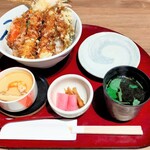 寿司・海鮮 うお三昧きじま 戸塚駅前店 - 2025年11月22日(土)  天然海老の天丼 税抜2,180円