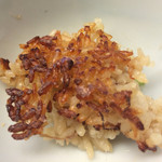 お料理 直心 - お代わりはおこげの部分を。香ばしい。