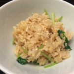 お料理 直心 - 三つ葉とゴマの香りがたまりません。