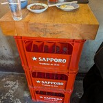 立飲みいこい - 立ち飲みテーブル