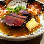 松石 - 焼物（真鴨・セリ）