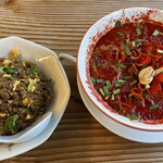 中華そば殿 本店 - 「特製スタミナそば　Aセット大」1400円