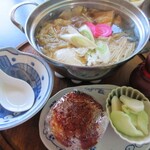 きっ茶 花々 - なべ焼きうどんセット1,000円