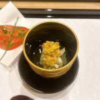 馬車道 大かわ - ゆず味噌 牡蠣