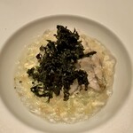 エディション・コウジ シモムラ - 牡蠣の冷製/海水と柑橘のジュレ/黒海苔
