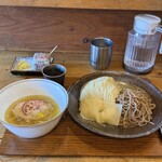 Ramen FeeL - FeeLつけ麺（塩）¥1950、大盛り¥200