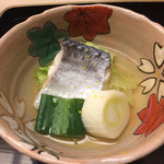 お料理 直心 - 太刀魚の酒蒸し。