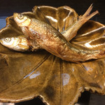 お料理 直心 - 琵琶湖産本もろこ。