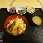 海老寿亭 - 天丼800円