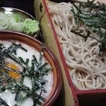 手打　そばうどん　笹舟 - つけとろろそば