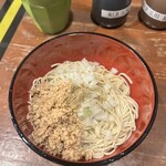 麺処 ゆうき - 煮干し和え玉具あり（350円）