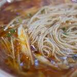 麺酒場 朱拉 - 針生姜と細麺ととろみスープの一体感
