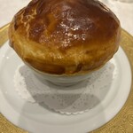 レストラン 西洋銀座 - 松茸と森のキノコのコンソメスープ・アンクルート