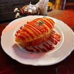 バレルビア - 特製ケチャップソースオムライス