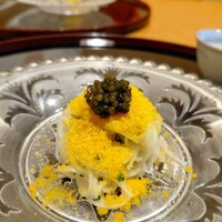 帰燕 - ⚫カラスミとキャビアの素麺
