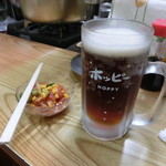 ３冷ホッピー４００円とお通し２００円？