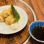 いわし舟 - たら白子の天ぷら