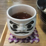 Hamashuku Kitchen - A nice cup of barley tea; I want to drink shochu with this (laughs)